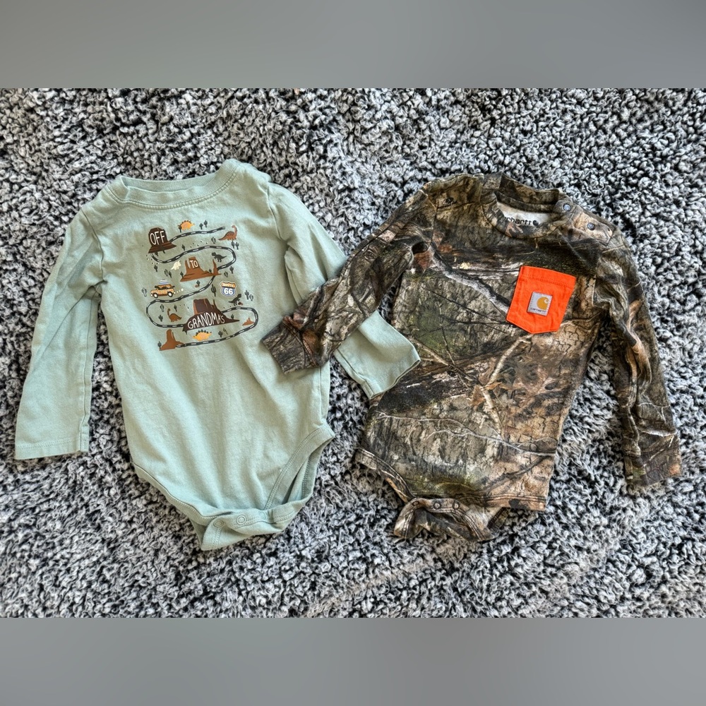 18M Long-sleeve onesies